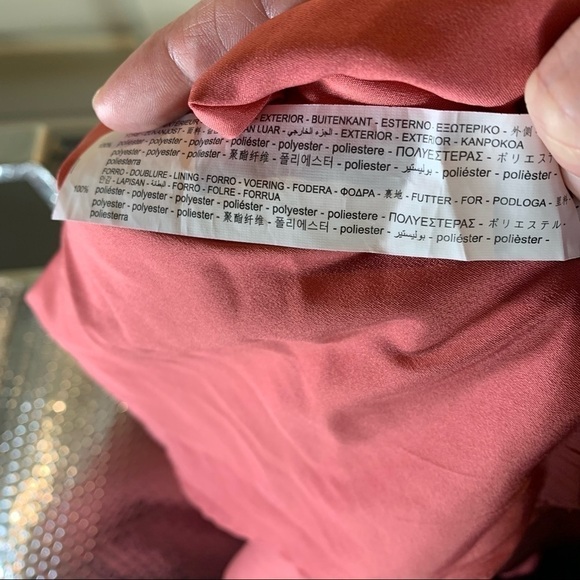 ZARA Maxi Dress Pink Sz XS/S Ruffle V Neck Stappy Feminine Chic Boho Cowgirl - Picture 13 of 14